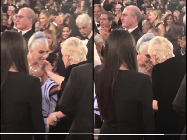 當 Glenn 經過 Lady Gaga 上台