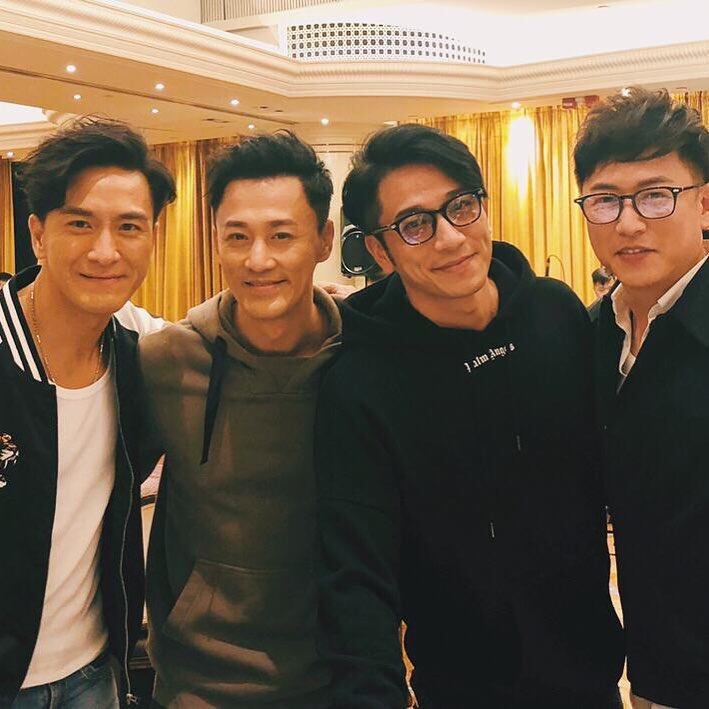 去年TVB金牌監製潘嘉德70大壽， Ron就在社交平台上分享一張集合《少年四
