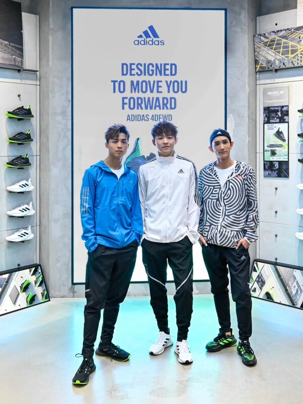 Ian、AK、Lokman@MIRROR運動裝解碼｜教你如何配搭情侶sporty look潮襯adidas 4DFWD跑鞋
