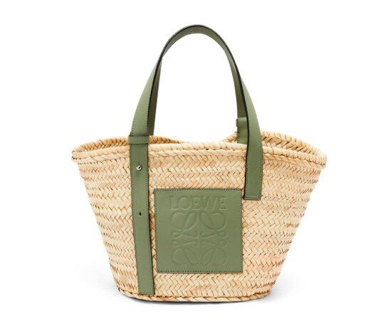 牛油果綠Basket草編袋