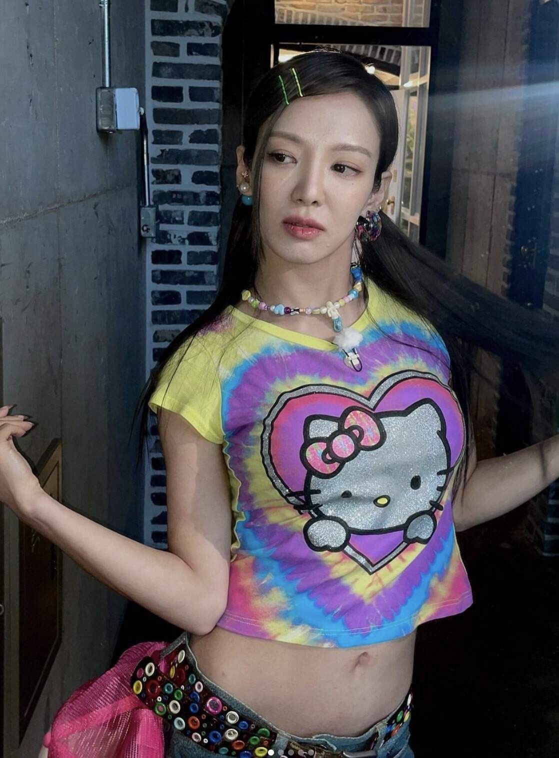 夏日必備的減齡單品多彩繽紛的Y2K復古風串珠頸鏈、手鏈是韓妹最