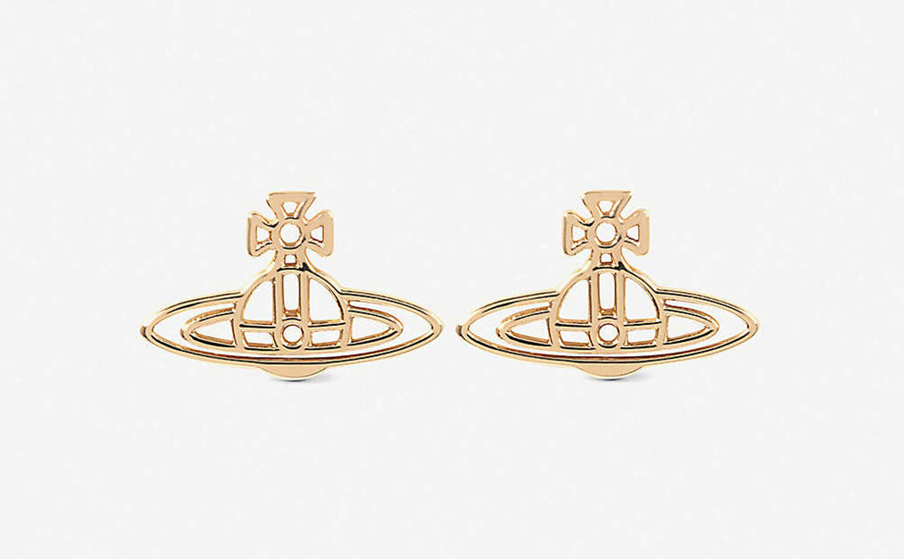 Vivienne Westwood Jewellery金色星球耳環