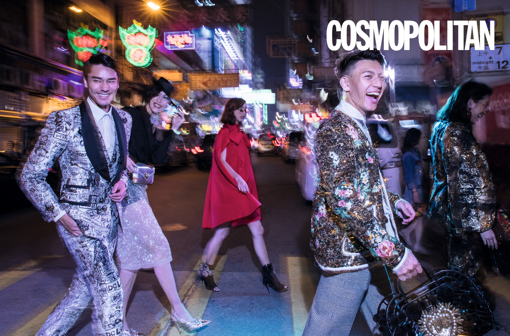 【Cosmo35 X 霓虹鬧市】Angie Ng率領模特兒 走進街頭起舞慶祝