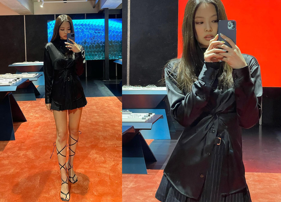 如果你是160cm或以上的高度,恭喜你!因為你是亞洲女生普遍高度,基本上甚麼類型的半截裙都適合你。但如果你仍想顯高的話,可以學Jennie tuck in一半恤衫大法,把一半「攝」到裙子去,一半放出來。這樣能顯高外,更能營造慵懶率性感覺。另外配上今個夏天超流行的綁帶羅馬鞋,把視覺重點放在腿部,能巧妙做出逆天長腿效果。 如果你是160cm或以上的高度,恭喜你!因為你是亞洲女生普遍高度,基本上甚麼類型的半截裙都適合你。但如果你仍想顯高的話,可以學Jennie tuck in一半恤衫大法,把一半「攝」到裙子去,一半放出來。這樣能顯高外,更能營造慵懶率性感覺。另外配上今個夏天超流行的綁帶羅馬鞋,把視覺重點放在腿部,能巧妙做出逆天長腿效果。