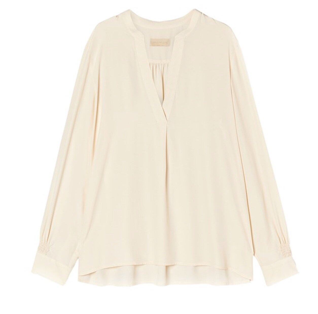 MOMONI Angelica blouse in crepe/silk blend