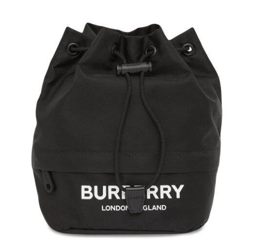 Burberry logo-print ECONYL® drawstring pouch