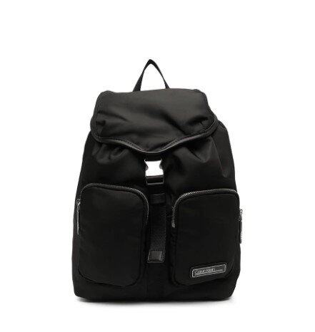 Calvin Klein recycled nylon flap backpack