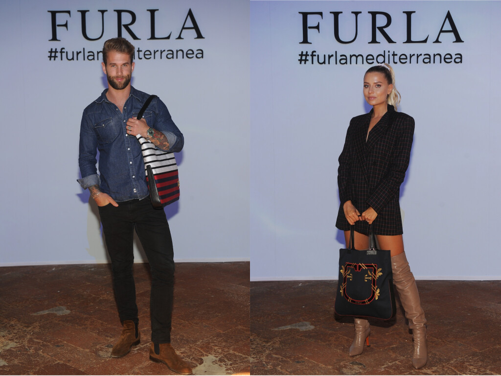 網絡紅人André Hamann與Veronica Ferraro來親身演繹中性的Furla Mediterranea 系列，無論配襯party wear或causal wear