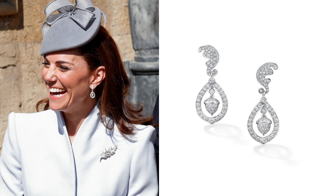 靠它維持優雅感！王妃Kate Middleton最愛佩戴的耳環款式