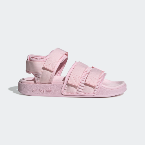 adidas粉色涼鞋