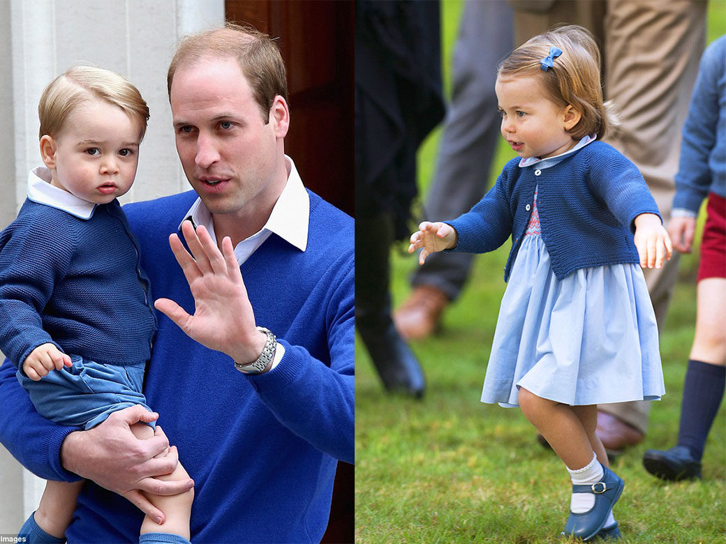 藍色一向予人平實穩重的感覺，英國王室成員都經常穿著藍色，包括凱特