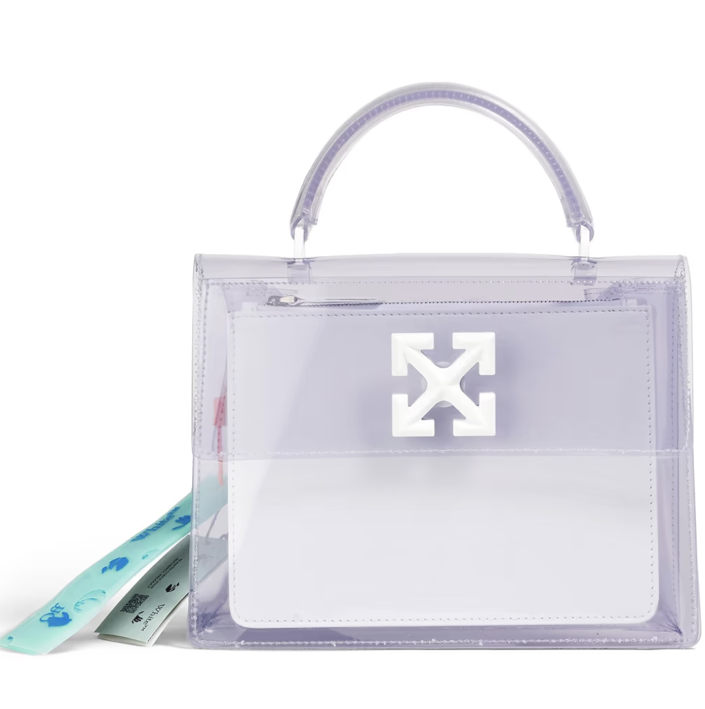 OFF-WHITE™ Jitney logo-appliquéd PVC tote