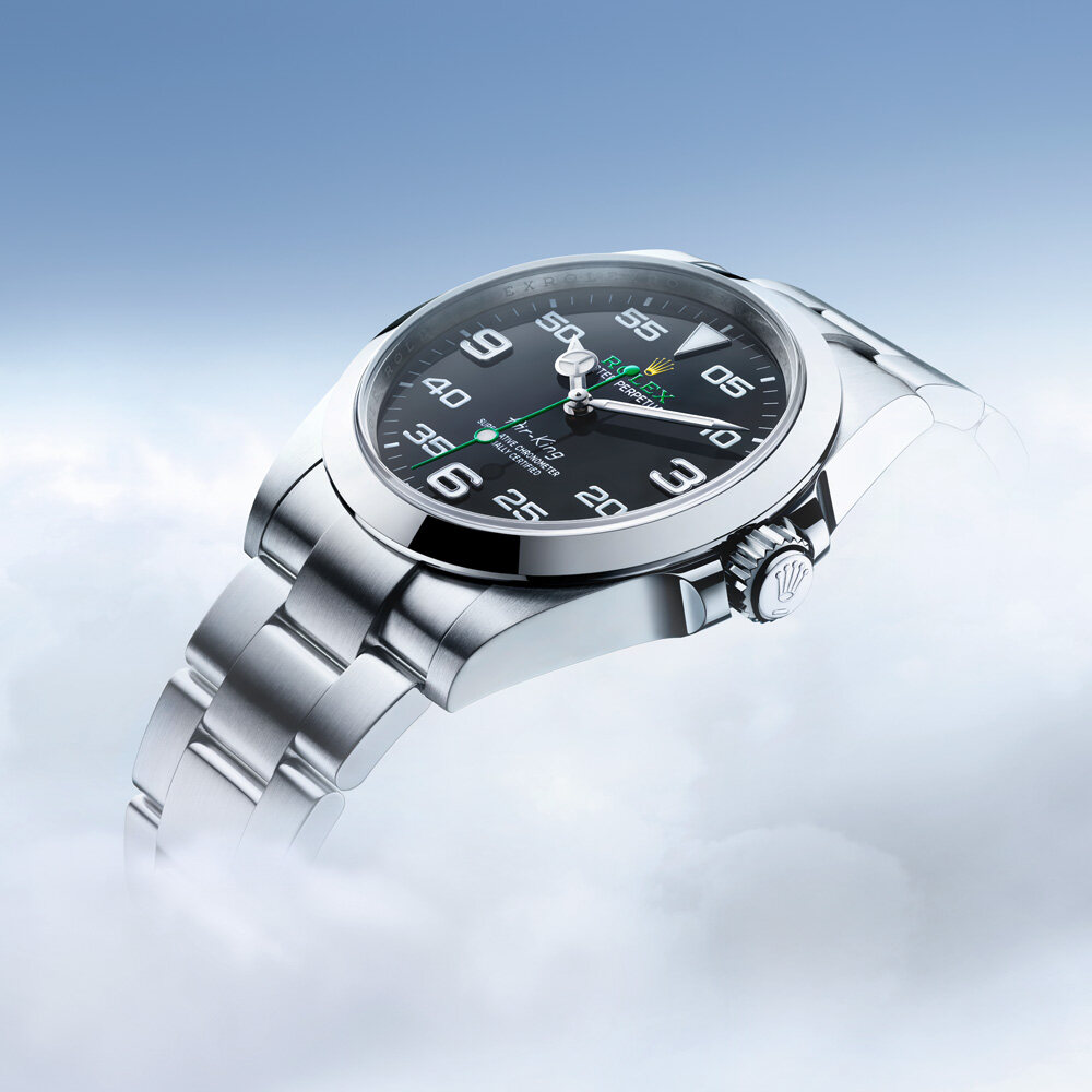 勞力士2022新錶｜Rolex Air-King、綠黑圈GMT-Master II、花朵圖案Datejust華麗登場（附價錢）