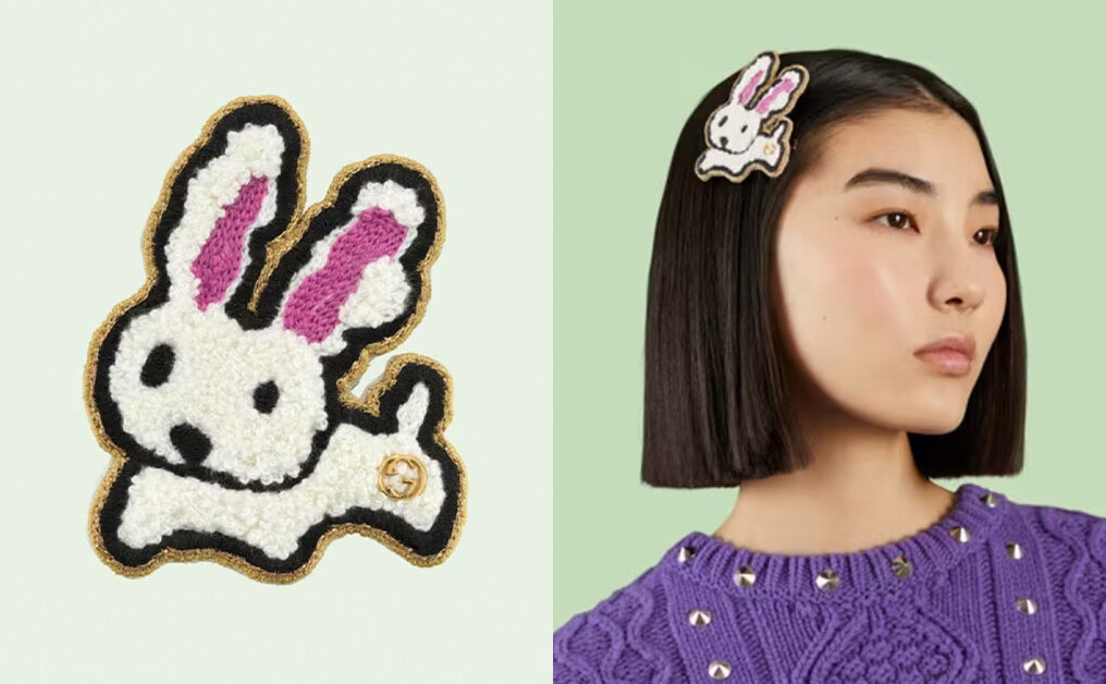 兔年飾品推介 3：Gucci 農曆新年兔子形狀髮夾