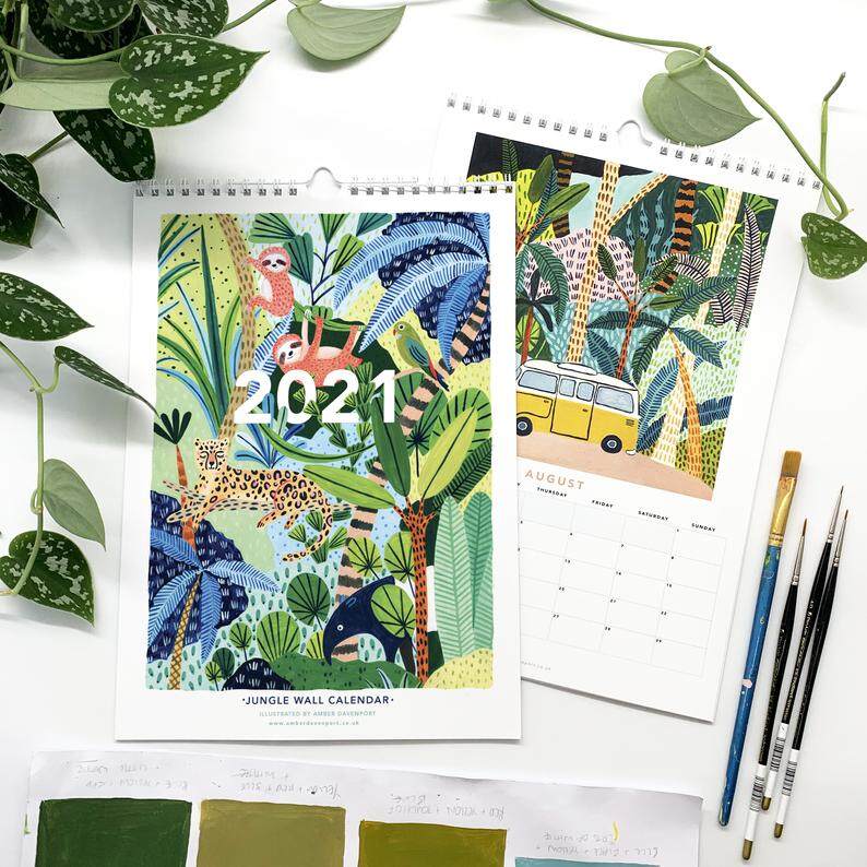 2021月曆推介｜清新布月曆、本地插畫家：10+網購月曆為新年帶來新開始