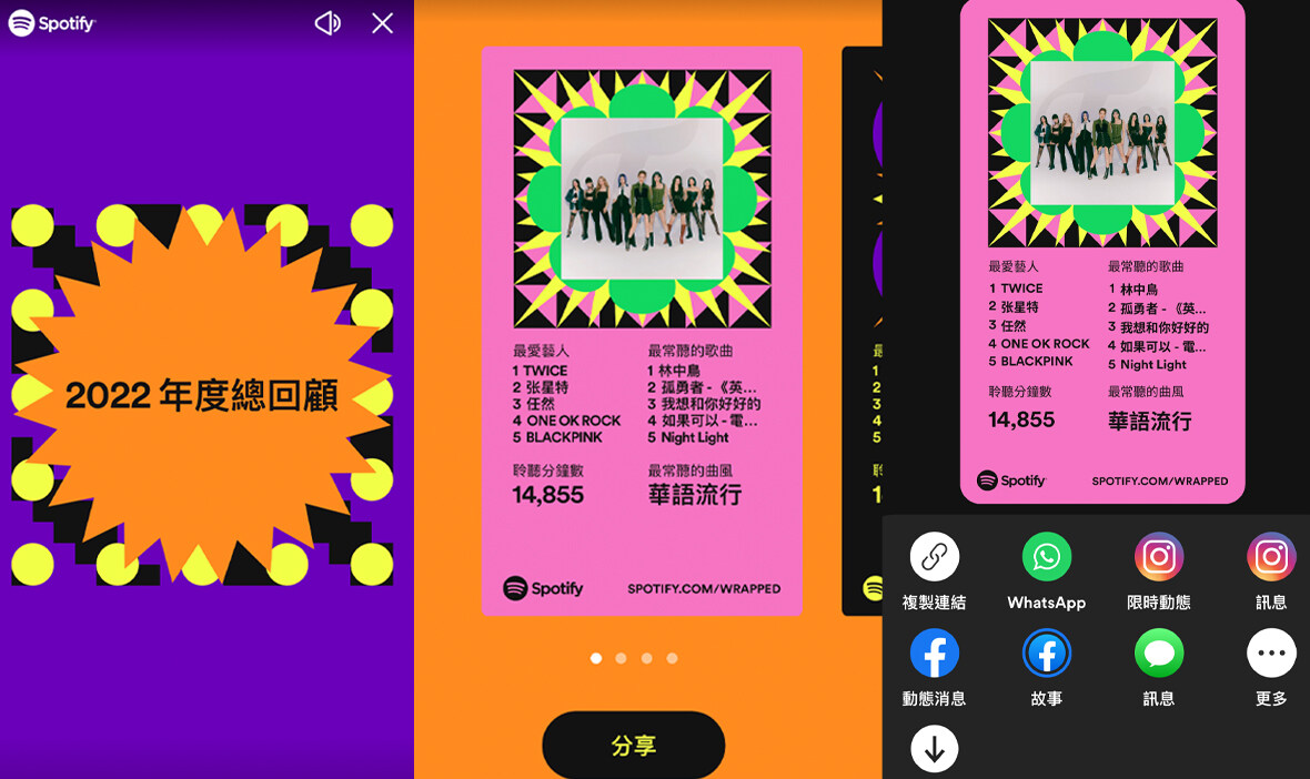 Spotify2022年度音樂回顧｜姜濤坐穩本港流量王寶座！三大音樂平台個人年度歌