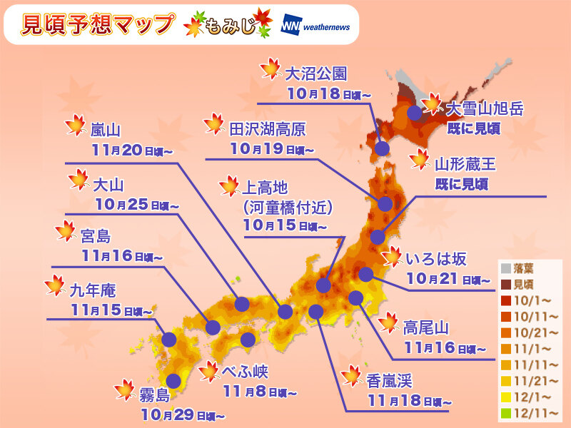 日本的天氣網