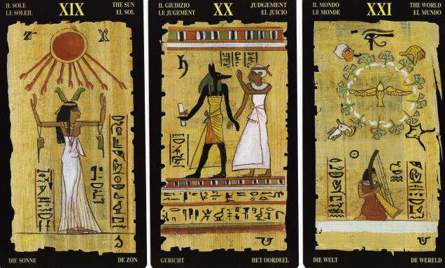 埃及是很多靈性修行者夢寐以求的地方，因為他們相信埃及傳承着宇宙間無法取代的能量，所以到訪埃及可以喚醒他們的靈魂，讓他們意識到自己身處地球今生今世的目的。如果你對「埃及」這兩個字有種念念不忘的感覺或特殊情意結，編輯非常推薦你購買這款塔羅牌，因為它極有機會能喚醒你的靈魂。
