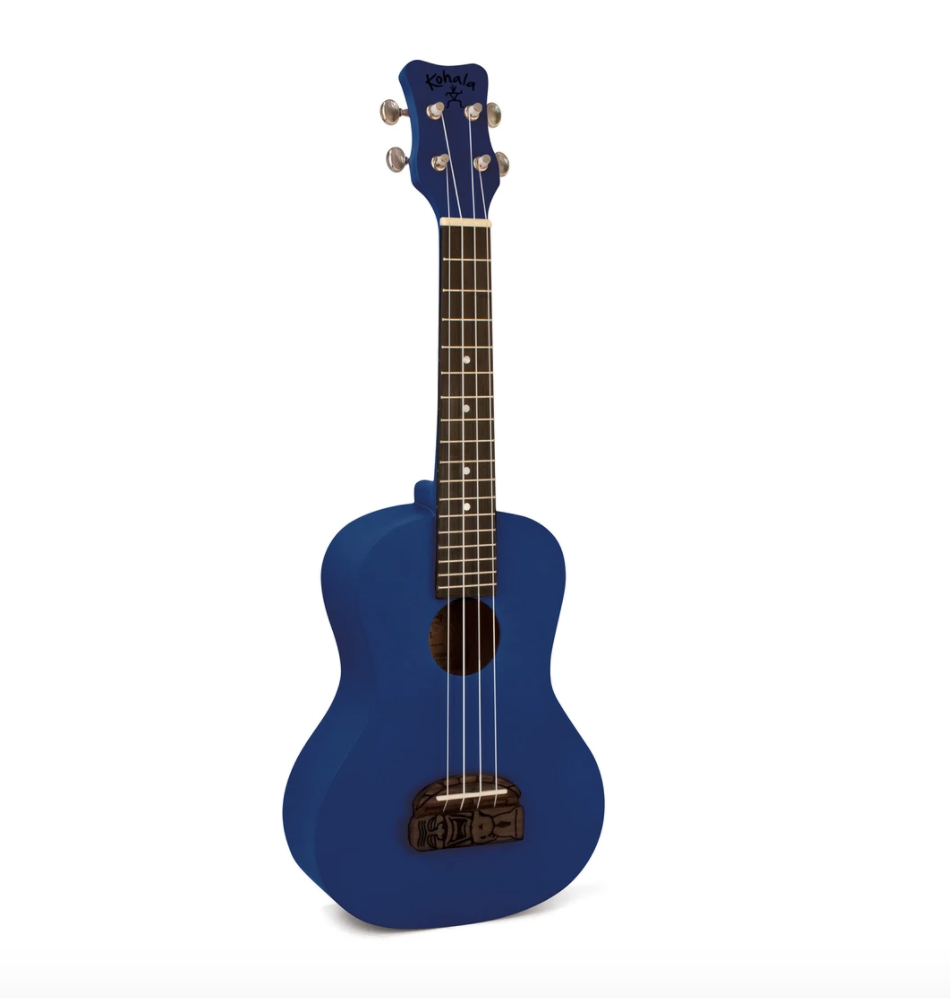 ▲Kohala KT-CBL Tiki Ukulele Ocean Blue Concert 原價$390；優惠價減至$259