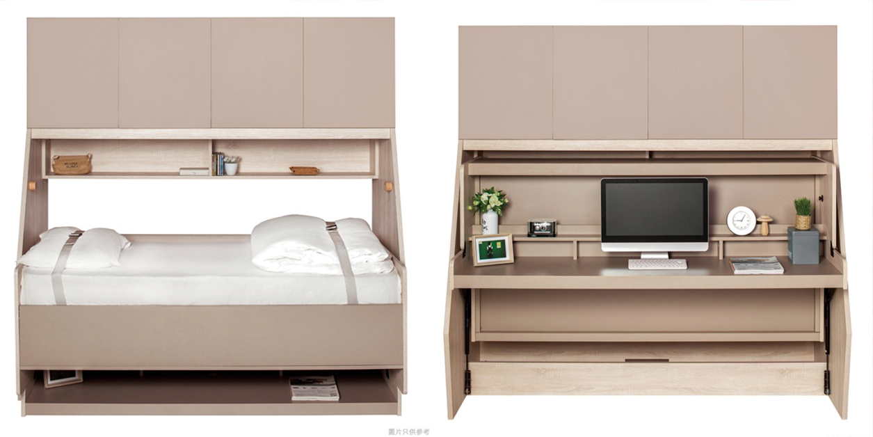 空間掩眼法全靠8款變形床｜IKEA 推電動變形床將廳房完美分隔！