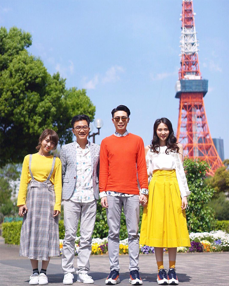 最近Ayan陪陸浩明去到日本拍《Ben Sir 睇樓團》。