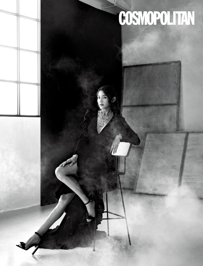 ▲Divas' Dream高級珠寶系列白金鑲嵌花式切割海藍寶石 ▲Divas' Dream高級珠寶系列白金鑲嵌花式切割海藍寶石