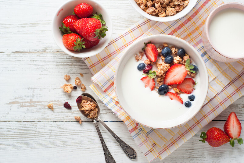 低GI早餐 1. 低GI水果配Greek yogurt