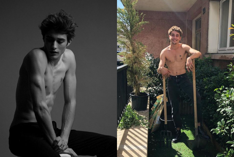 Maxence 在IG也有分享自己的養眼肌肉照，