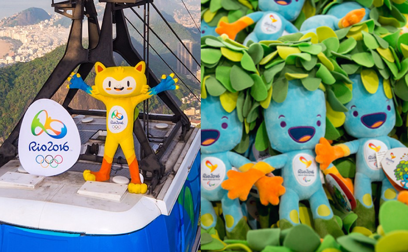 對上一屆的巴西里約奧運吉祥物也是一對，