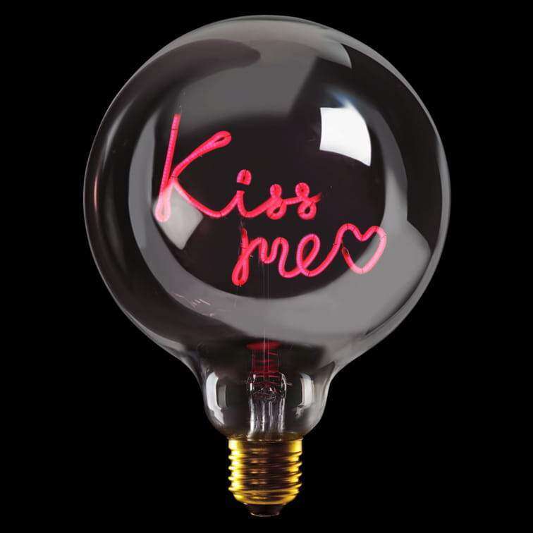 MESSAGE IN THE BULB kiss me
