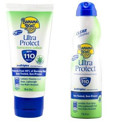Banana Boat Ultra Protect Sunscreen Lotion & Spray SPF110