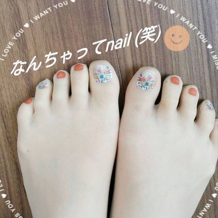 美甲絲襪, 甲油絲襪, 美甲, 腳甲款式