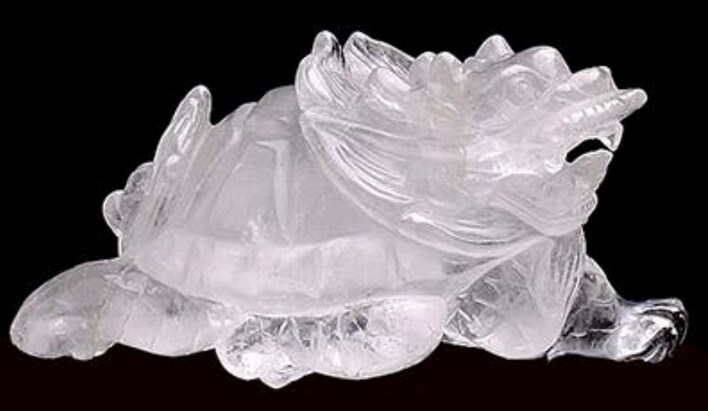 白水晶龍龜