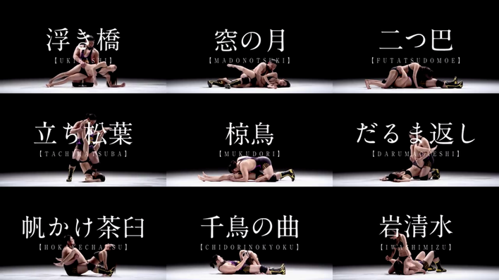Ryo Ohta創作嘅LOVE48廣告，以一個摔角手同性感靚女以相撲招數上演性愛體位48式